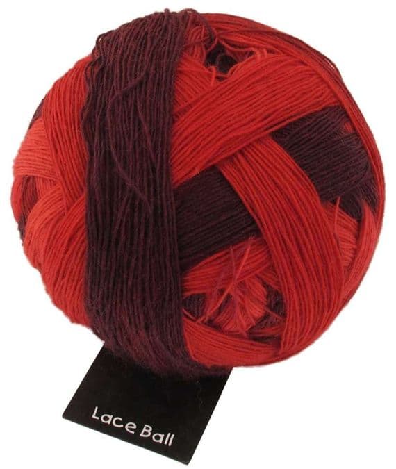 Schoppel-Wolle LACE BALL Cranberries 1963