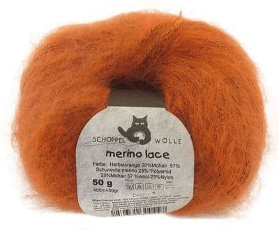 Schoppel-Wolle MERINO LACE 0891 autumn-orange