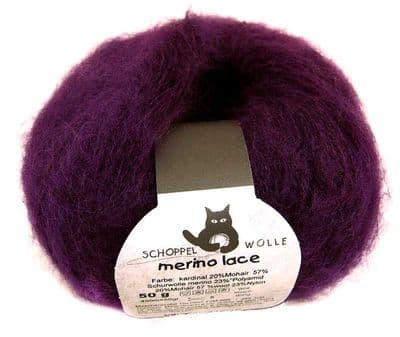 Schoppel-Wolle MERINO LACE 1881 cardinal