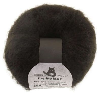 Schoppel-Wolle MERINO LACE 8495 dark chocolate