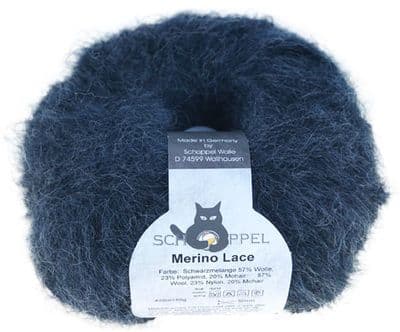 Schoppel-Wolle MERINO LACE 9093m black mélange