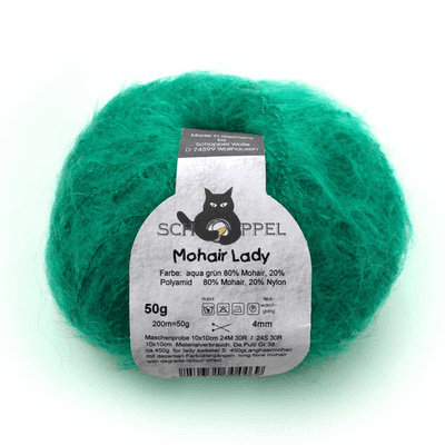 Schoppel-Wolle MOHAIR LADY 1388 aqua green