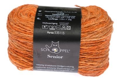 Schoppel-Wolle SENIOR 2608 Carrot by Dibadu