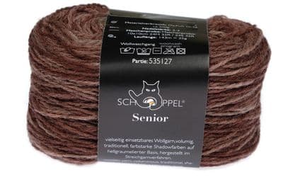 Schoppel-Wolle SENIOR 2617 Dark Chocolate by Dibadu