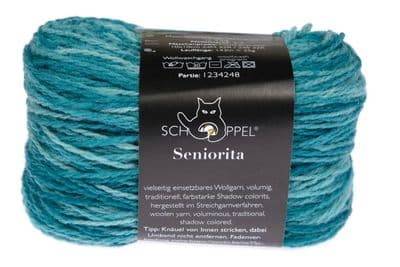 Schoppel-Wolle SENIORITA 2601 Uber-Turquoise by Dibadu