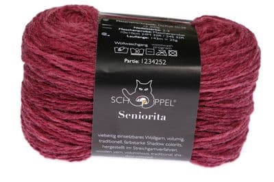 Schoppel-Wolle SENIORITA 2603 Merlot by Dibadu
