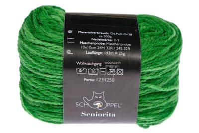 Schoppel-Wolle SENIORITA 2606 Green, yes, green
