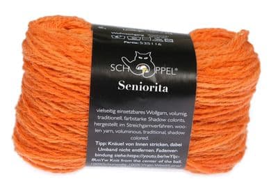 Schoppel-Wolle SENIORITA 2608 Carrot by Dibadu