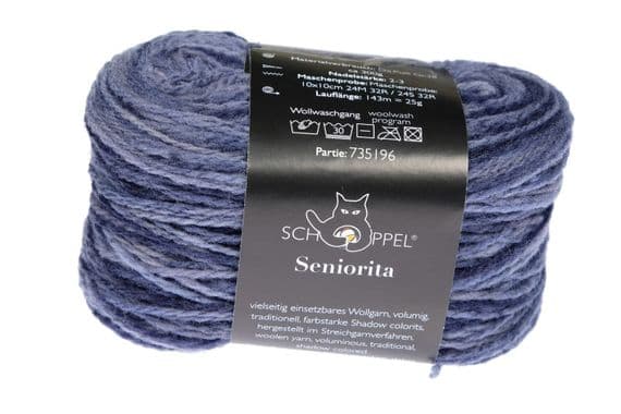 Schoppel-Wolle SENIORITA 2609 Ink Pond