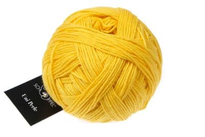 Schoppel-Wolle UNI PERLE 0580 Egg Yolk Yellow