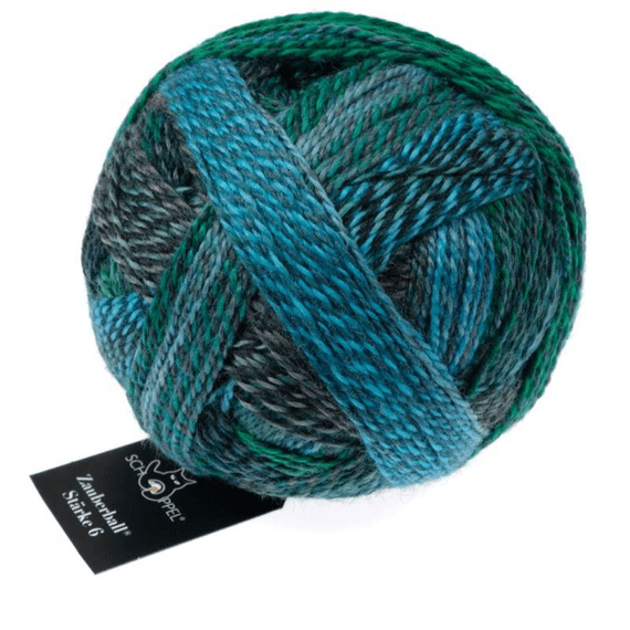 Schoppel-Wolle ZAUBERBALL 6-ply Cool Botanical Garden - Inspiration Kieran Foley 2542