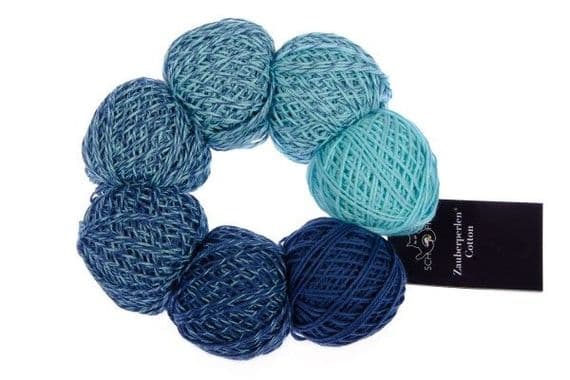 Schoppel-Wolle ZAUBERPERLEN COTTON 2494 Tonic