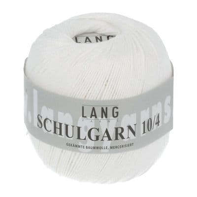 Schulgarn 10/4  01 white