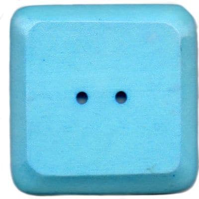 Square Button 4.5cm - turquoise