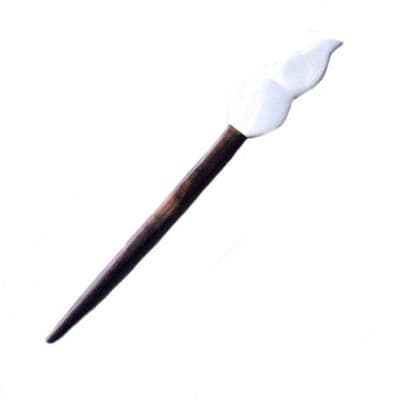 Wooden Stick Pin - Darkwood flame