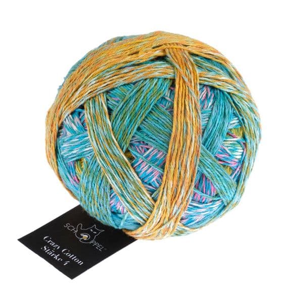 ZAUBERBALL CRAZY COTTON 4 PLY summer's tale 2367