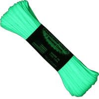 550 Glow In The Dark White Tracer Paracord - US Made GSA Compliant
