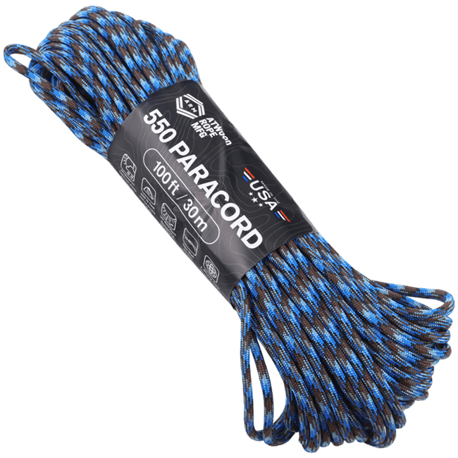 550 Paracord US Made GSA Compliant - Abyss