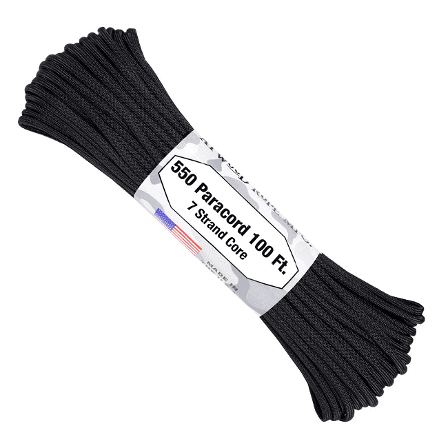 550 Paracord US Made GSA Compliant - Black