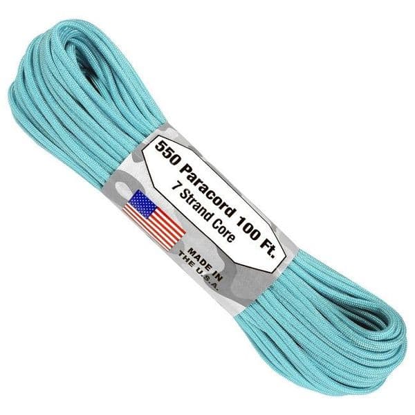550 Paracord US Made GSA Compliant - Carolina Blue