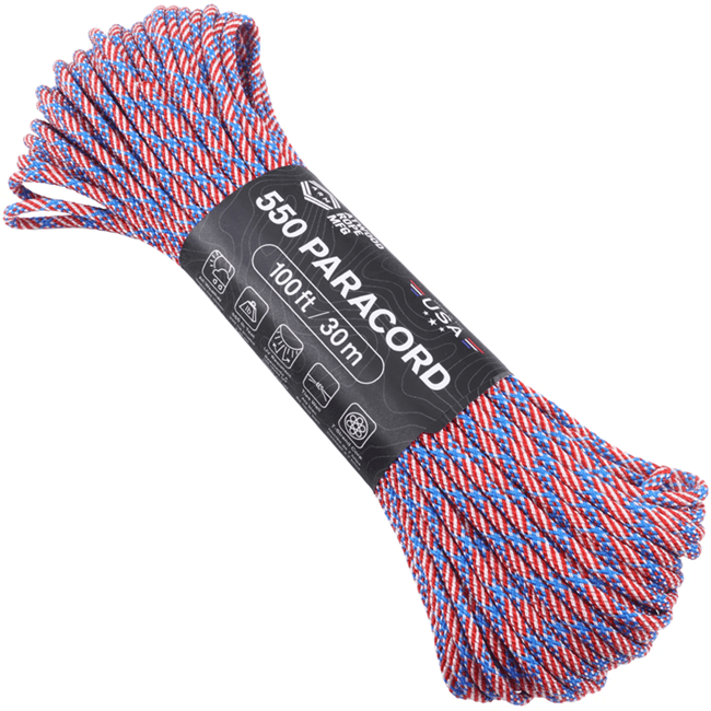 550 Paracord US Made GSA Compliant - Flag