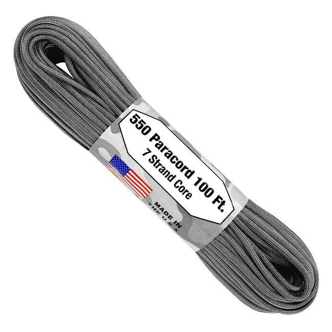 550 Paracord US Made GSA Compliant - Graphite