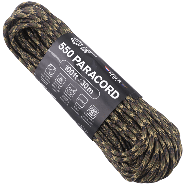 550 Paracord US Made GSA Compliant  - Groundwar