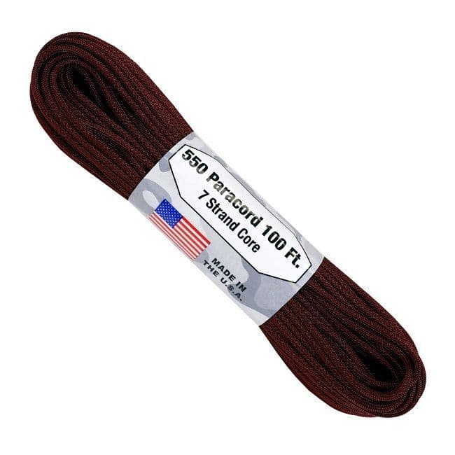 550 Paracord US Made GSA Compliant - Maroon/Burgundy