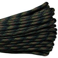 550 Paracord US Made GSA Compliant - Marpatt/WoodlandCamouflage