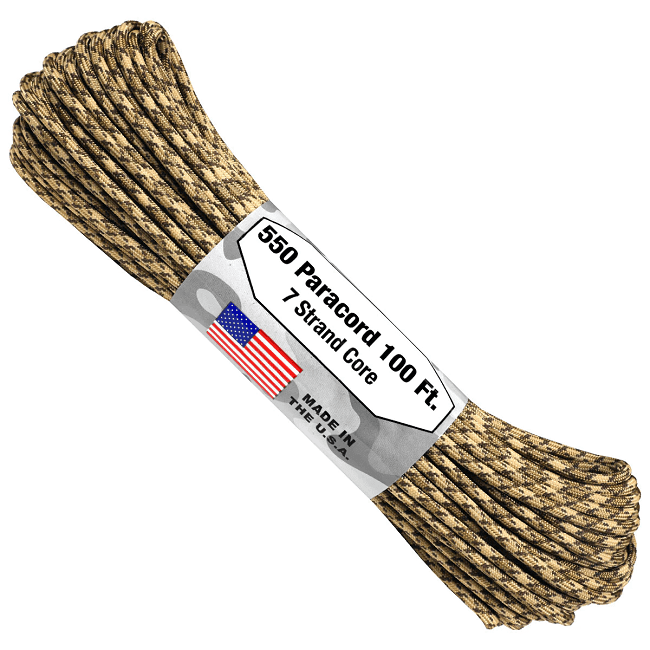 550 Paracord US Made GSA Compliant - Rattler