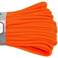 550 Paracord US Made GSA Compliant - Safety (Neon) Orange