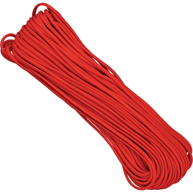 550 Paracord US Made GSA Compliant - Safety Red