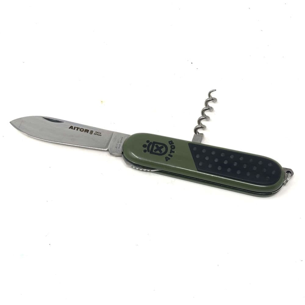 Aitor Great Fifth Folding Lock Multitool Knife - Green/Black - EX DISPLAY