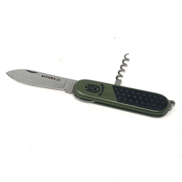 Aitor Great Fifth Folding Lock Multitool Knife - Green/Black - EX DISPLAY
