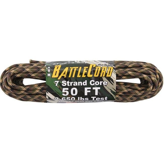 ARM BattleCord - Ground War 50ft (15m) - Regular paracord on steroids - 2,650lb Breaking Strain!!!