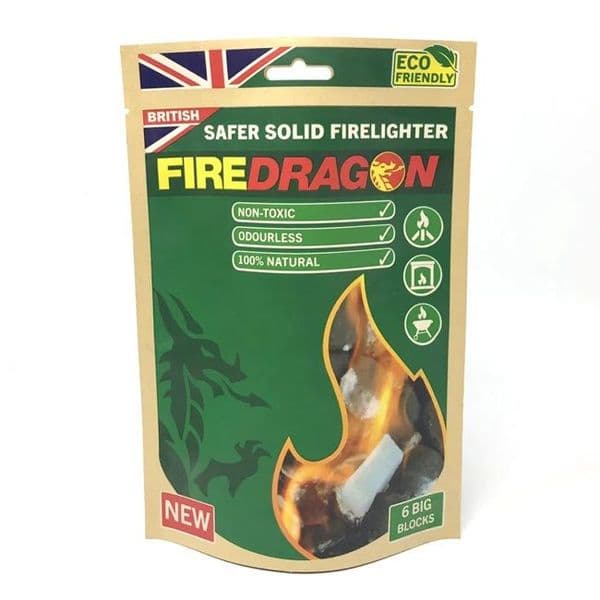 BCB Fire Dragon Solid Blocks Firelighter Fuel