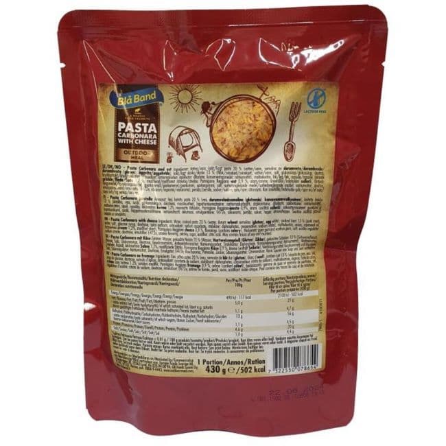 Bla Band Pasta Carbonara with Parmesan