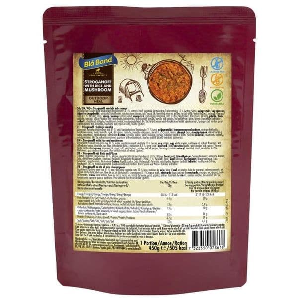 Bla Band Stroganoff with Rice and Mushroom