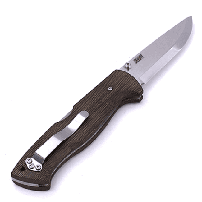 Brisa Borka Folding Lock Knife - Green Micarta