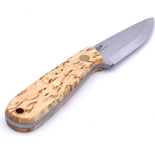 Brisa Necker 70 Knife - Curly Birch