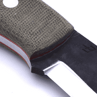 Brisa Nessmuk 125 Bushcraft Knife - Green Micarta