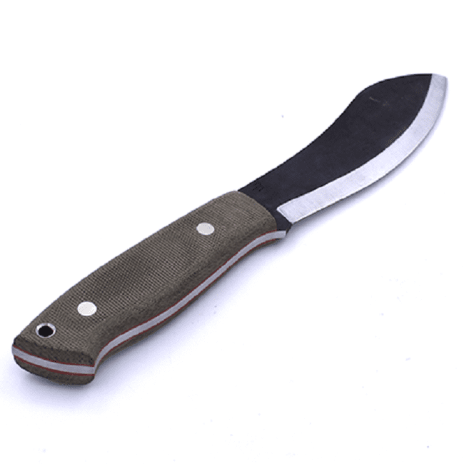 Brisa Nessmuk 125 Bushcraft Knife - Green Micarta