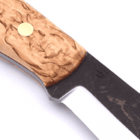 Brisa Nessmuk 125 Bushcraft Knife - Stabilised Curly Birch