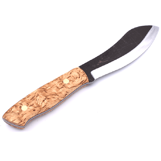 Brisa Nessmuk 125 Bushcraft Knife - Stabilised Curly Birch