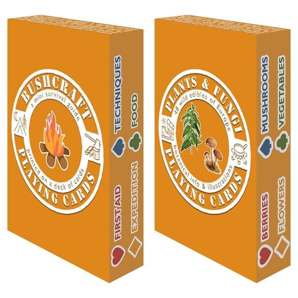 Bushcraft Playing Cards Twin Pack