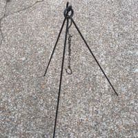 Campfire Cookshop 2 in 1 Tripod - Includes 2 sets of hooks and chain!