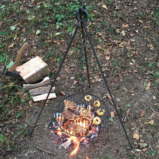 Campfire Cookshop 2 in 1 Tripod - Includes 2 sets of hooks and chain!
