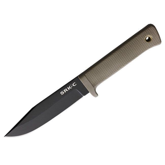 Cold Steel SRK Compact - Survival Rescue Knife - Carbon Steel - Dark Earth
