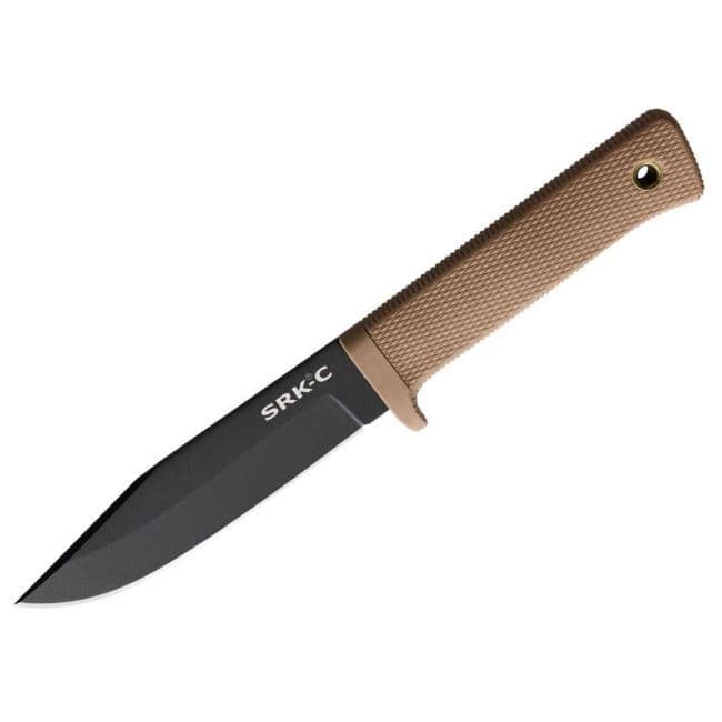 Cold Steel SRK Compact - Survival Rescue Knife - Carbon Steel - Desert Tan