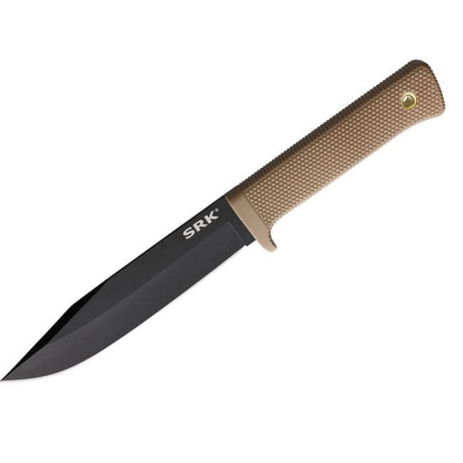 Cold Steel SRK - Survival Rescue Knife - Carbon Steel - Desert Tan